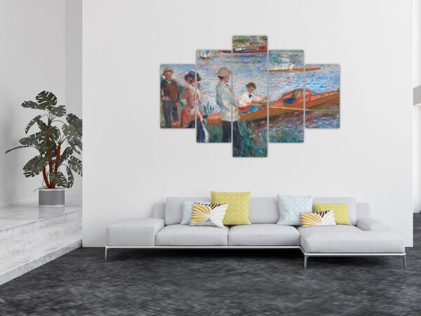 Tablou - Auguste Renoir, Oarsmen at Chatou, reproducere (150x105 cm)