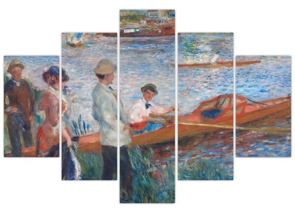 Tablou - Auguste Renoir, Oarsmen at Chatou, reproducere (150x105 cm)