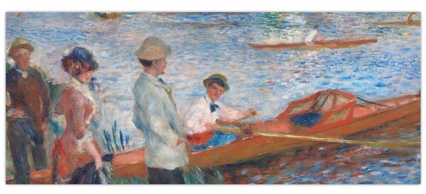 Tablou - Auguste Renoir, Oarsmen at Chatou, reproducere (120x50 cm)