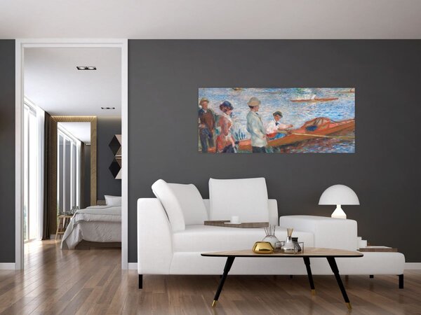 Tablou - Auguste Renoir, Oarsmen at Chatou, reproducere (120x50 cm)