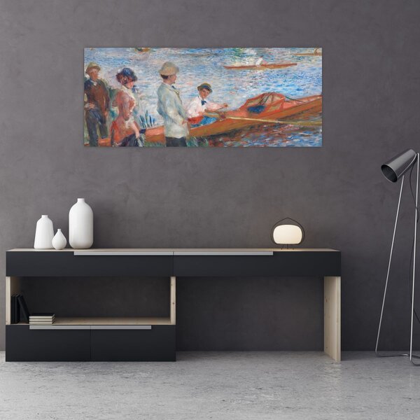 Tablou - Auguste Renoir, Oarsmen at Chatou, reproducere (120x50 cm)