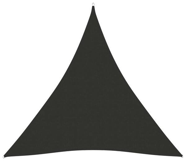 Parasolar, antracit, 3x3x3 m, țesătură oxford, triunghiular