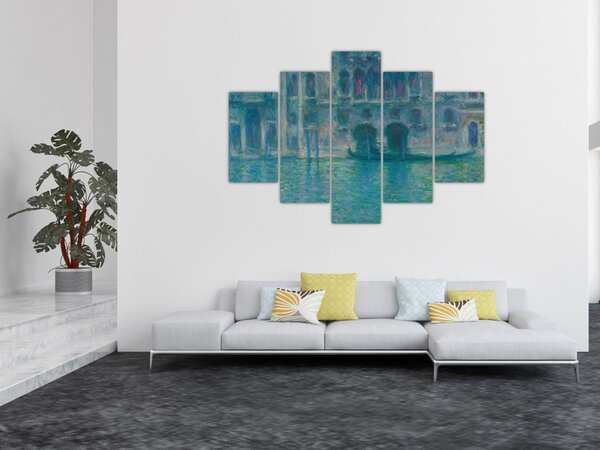 Tablou - Claude Monet, Palazzo da Mula, Venice, reproducere (150x105 cm)