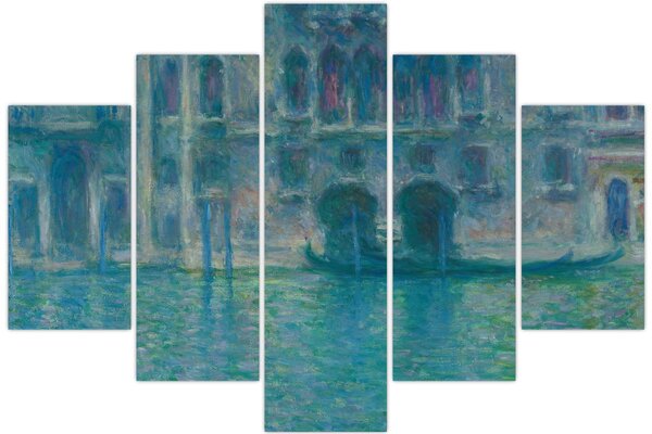 Tablou - Claude Monet, Palazzo da Mula, Venice, reproducere (150x105 cm)