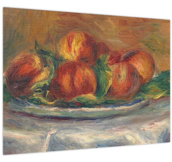 Tablou - Auguste Renoir, Peaches on a Plate, reproducere (70x50 cm)