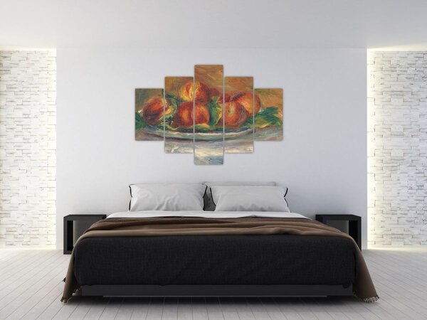 Tablou - Auguste Renoir, Peaches on a Plate, reproducere (150x105 cm)