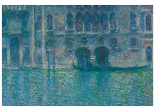 Tablou - Claude Monet, Palazzo da Mula, Venice, reproducere (90x60 cm)