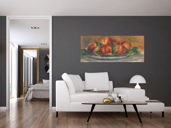 Tablou - Auguste Renoir, Peaches on a Plate, reproducere (120x50 cm)
