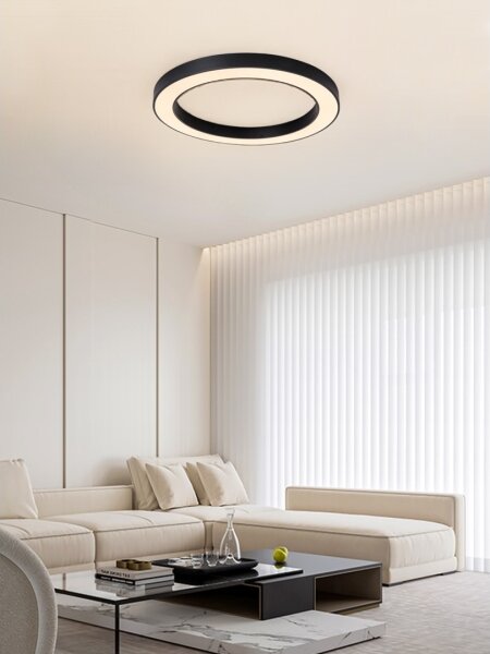Plafonieră LED dimabilă PASTEL LED/68W/230V 95 cm negru Tuya Immax NEO 07210L + telecomandă