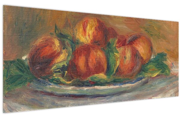 Tablou - Auguste Renoir, Peaches on a Plate, reproducere (120x50 cm)