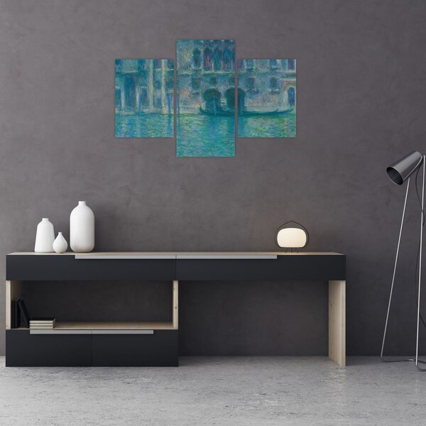 Tablou - Claude Monet, Palazzo da Mula, Venice, reproducere (90x60 cm)