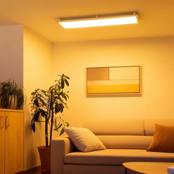 Eglo 32734 - Plafonieră LED RGBW SALOBRENA-C aplicată, reglabilă, 34W/230V, alb + telecomandă
