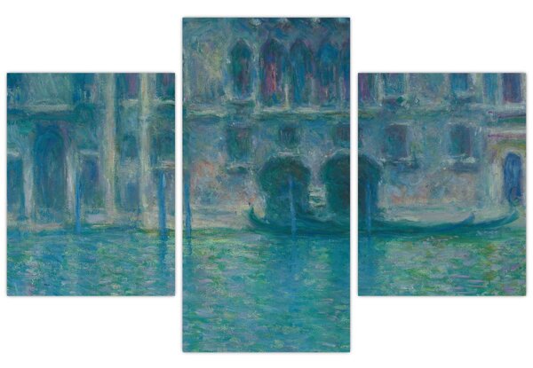 Tablou - Claude Monet, Palazzo da Mula, Venice, reproducere (90x60 cm)