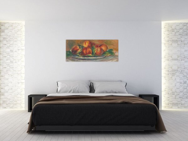 Tablou - Auguste Renoir, Peaches on a Plate, reproducere (120x50 cm)
