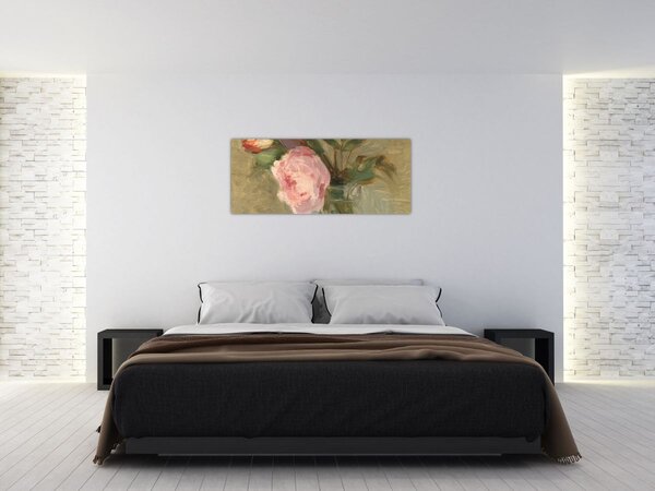 Tablou - Berthe Morisot, Peonies, reproducere (120x50 cm)