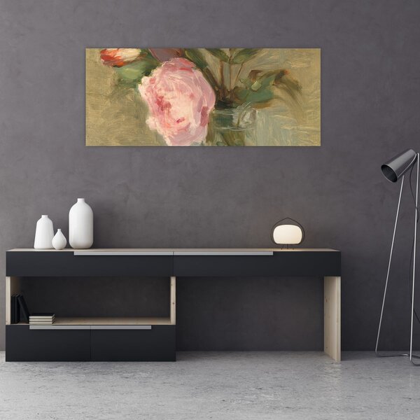 Tablou - Berthe Morisot, Peonies, reproducere (120x50 cm)