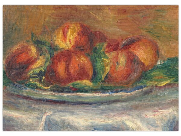 Tablou - Auguste Renoir, Peaches on a Plate, reproducere (70x50 cm)