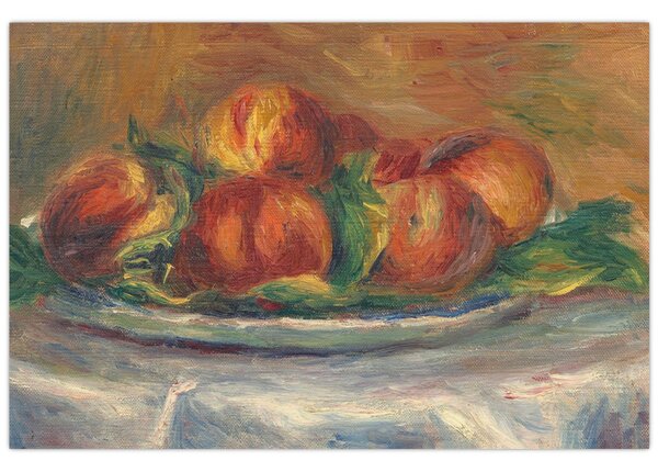 Tablou - Auguste Renoir, Peaches on a Plate, reproducere (90x60 cm)