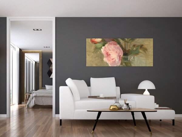 Tablou - Berthe Morisot, Peonies, reproducere (120x50 cm)