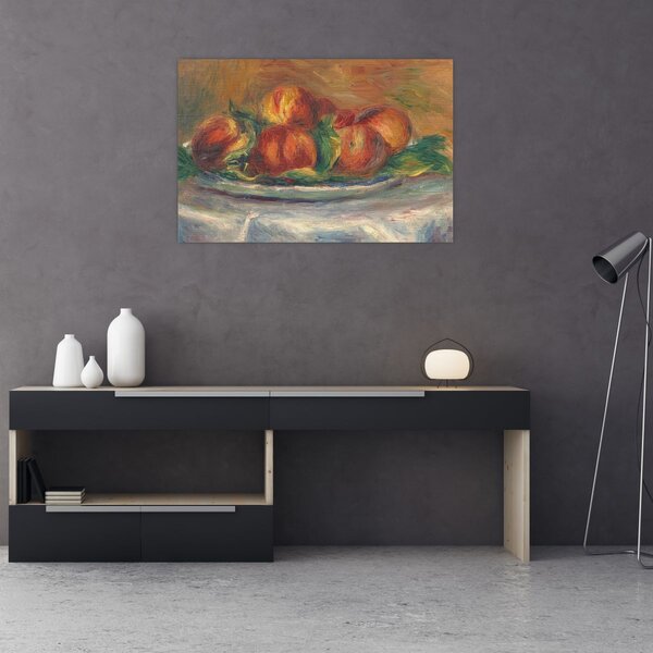 Tablou - Auguste Renoir, Peaches on a Plate, reproducere (90x60 cm)