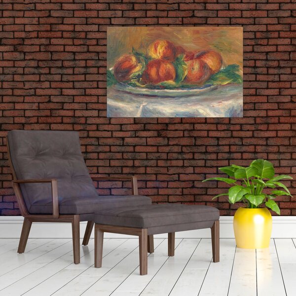 Tablou - Auguste Renoir, Peaches on a Plate, reproducere (90x60 cm)