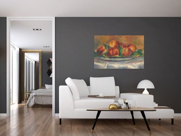 Tablou - Auguste Renoir, Peaches on a Plate, reproducere (90x60 cm)