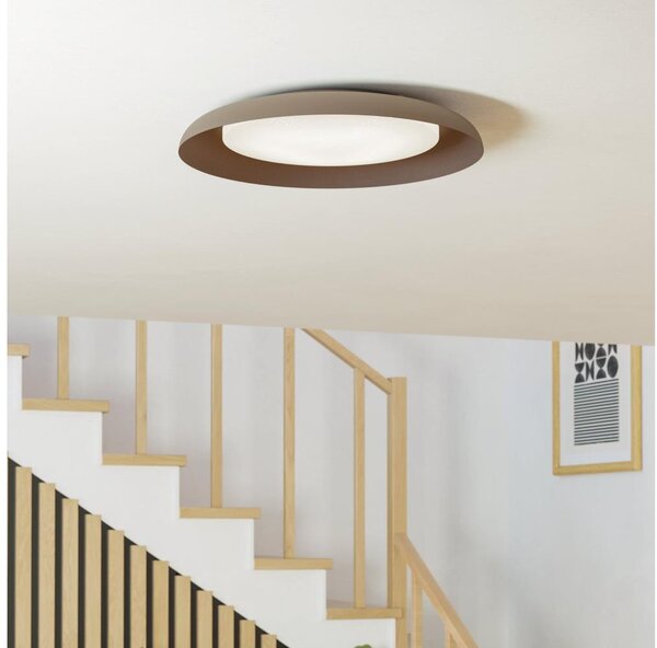 Eglo 99704 - Plafonieră LED PENJAMO, 17,1 W, 230 V, maro