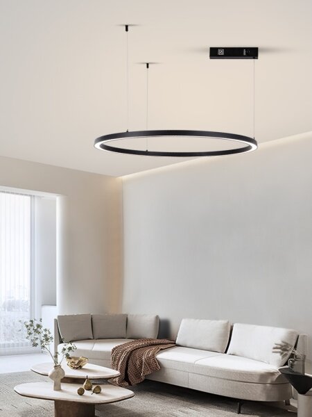 Immax NEO 07215L-LED Lustr FINO 60W/230V 80cm negru, dimabil, Tuya+DO
