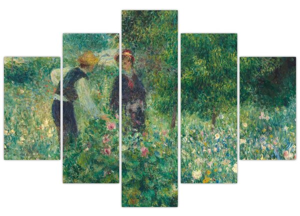 Tablou - Auguste Renoir, Picking Flowers, reproducere (150x105 cm)