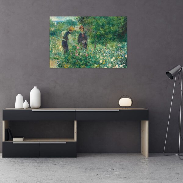 Tablou - Auguste Renoir, Picking Flowers, reproducere (90x60 cm)