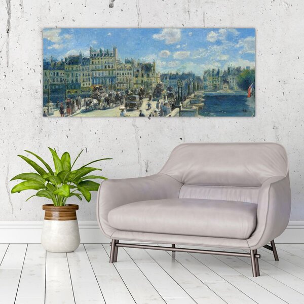 Tablou - Auguste Renoir, Pont Neuf, Paris, reproducere (120x50 cm)