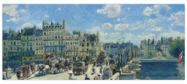 Tablou - Auguste Renoir, Pont Neuf, Paris, reproducere (120x50 cm)
