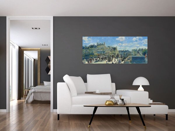 Tablou - Auguste Renoir, Pont Neuf, Paris, reproducere (120x50 cm)