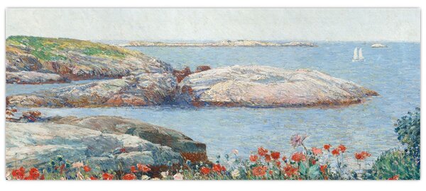 Tablou - Childe Hassam, Poppies, Isles of Shoals, reproducere (120x50 cm)