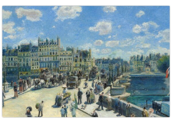 Tablou - Auguste Renoir, Pont Neuf, Paris, reproducere (90x60 cm)
