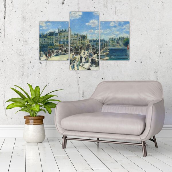 Tablou - Auguste Renoir, Pont Neuf, Paris, reproducere (90x60 cm)