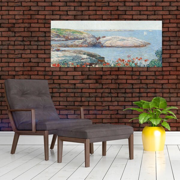 Tablou - Childe Hassam, Poppies, Isles of Shoals, reproducere (120x50 cm)