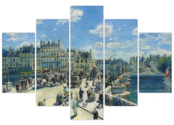 Tablou - Auguste Renoir, Pont Neuf, Paris, reproducere (150x105 cm)