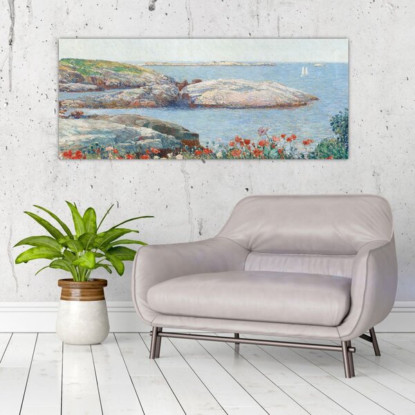 Tablou - Childe Hassam, Poppies, Isles of Shoals, reproducere (120x50 cm)