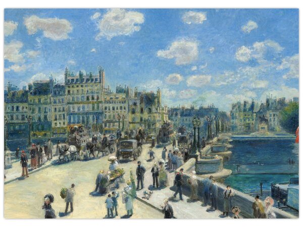 Tablou - Auguste Renoir, Pont Neuf, Paris, reproducere (70x50 cm)