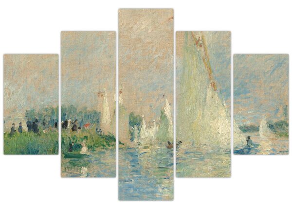 Tablou - Auguste Renoir, Regatta at Argenteuil, reproducere (150x105 cm)