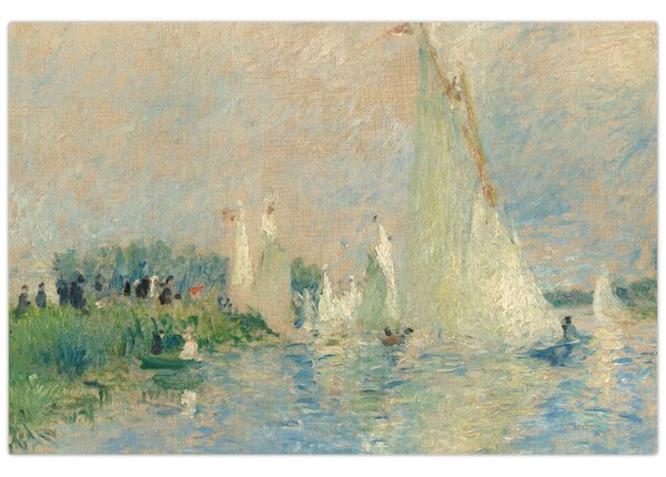 Tablou - Auguste Renoir, Regatta at Argenteuil, reproducere (90x60 cm)