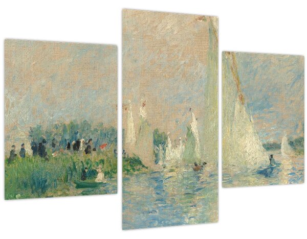 Tablou - Auguste Renoir, Regatta at Argenteuil, reproducere (90x60 cm)