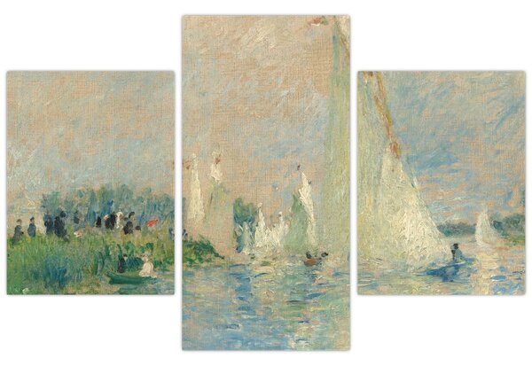Tablou - Auguste Renoir, Regatta at Argenteuil, reproducere (90x60 cm)
