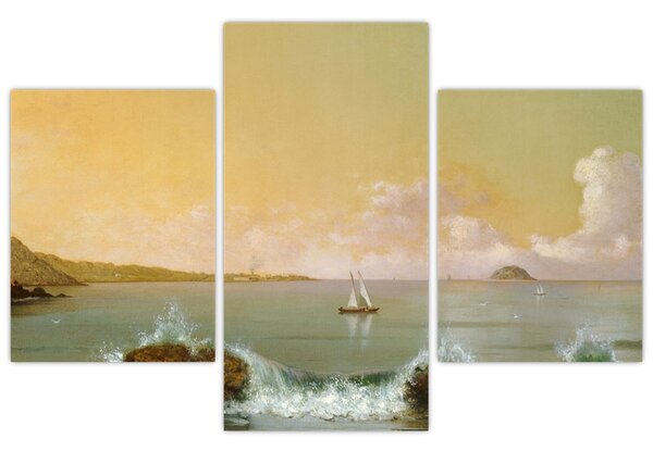 Tablou - Martin Johnson Heade, Rio de Janeiro Bay, reproducere (90x60 cm)