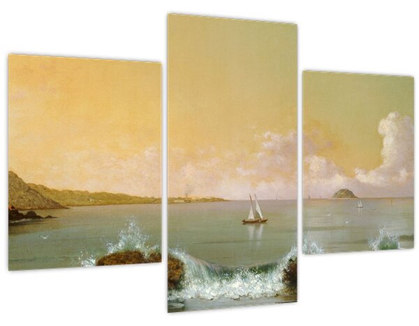 Tablou - Martin Johnson Heade, Rio de Janeiro Bay, reproducere (90x60 cm)