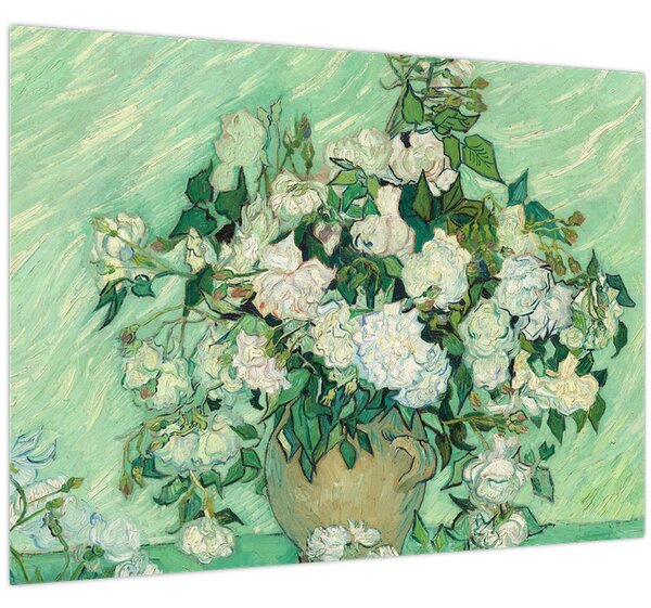 Tablou - Vincent van Gogh, Roses, reproducere (70x50 cm)