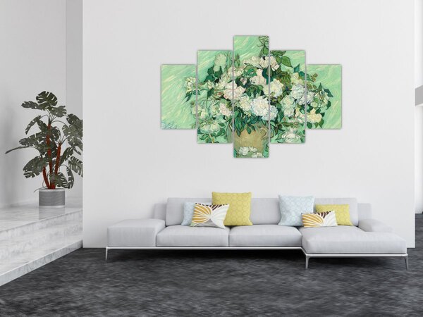 Tablou - Vincent van Gogh, Roses, reproducere (150x105 cm)