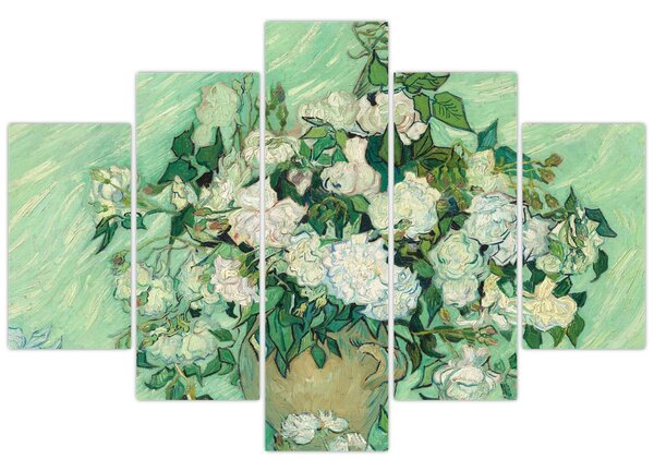Tablou - Vincent van Gogh, Roses, reproducere (150x105 cm)
