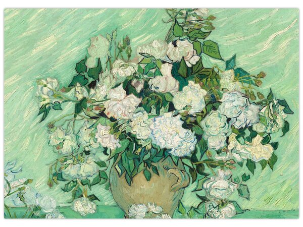 Tablou - Vincent van Gogh, Roses, reproducere (70x50 cm)